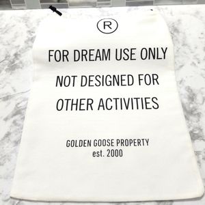 GOLDEN GOOSE White Dust Bag